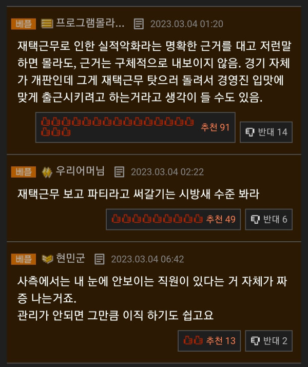 사라질 수 도 있는 재택근무